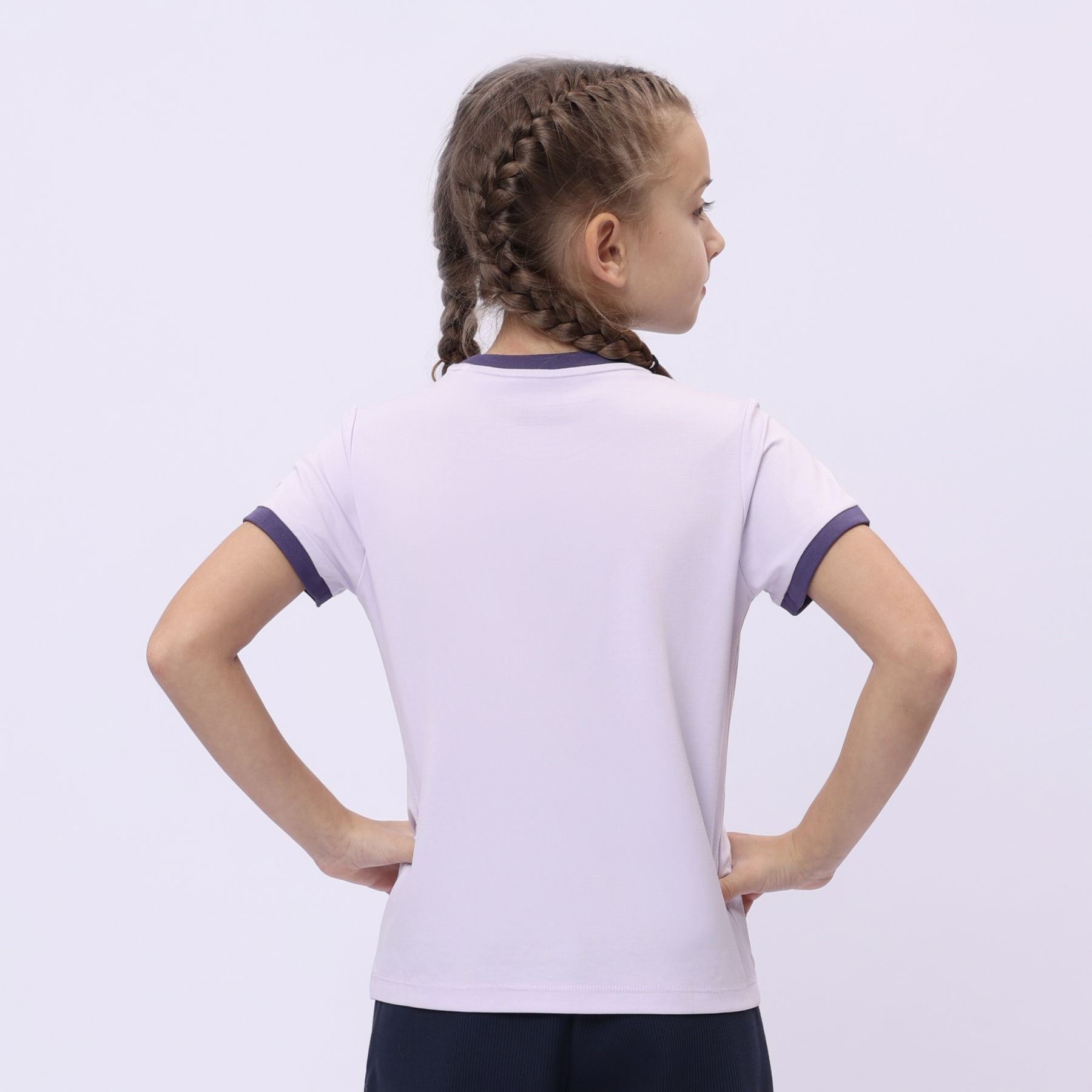 YHSU162-2 Футболка S/S фиолетовая